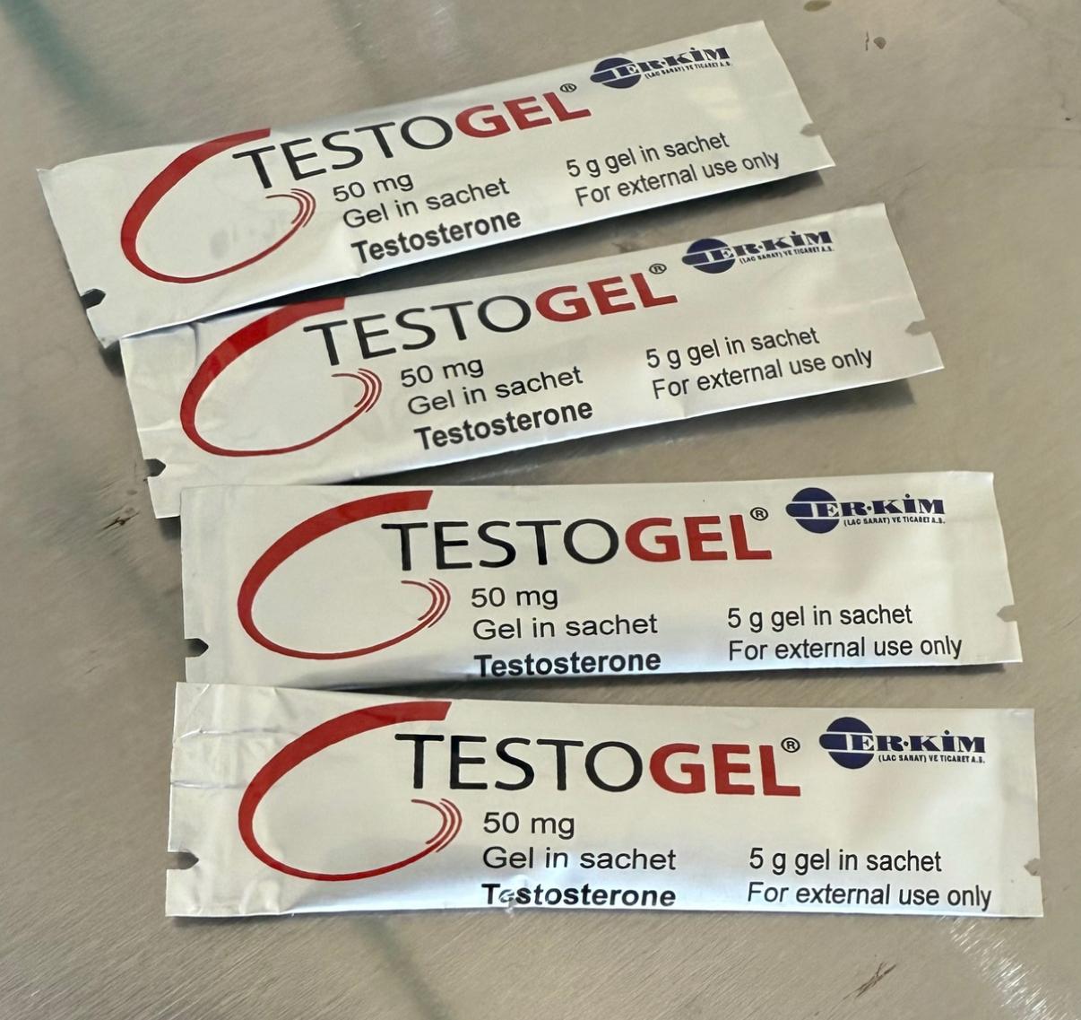 TESTOGEL ERKIM, 3O SACHETS 50MG
